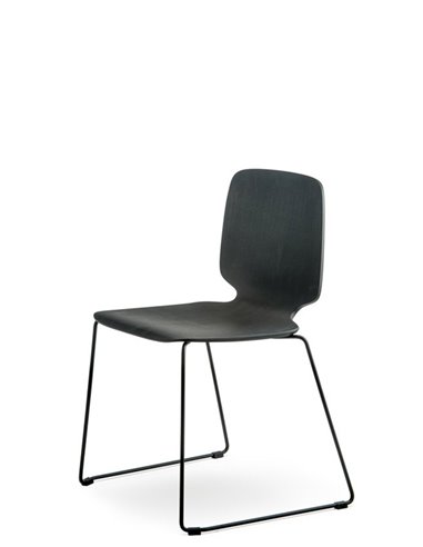 Стул PEDRALI BABILA 2720 BLACK на полозьях
