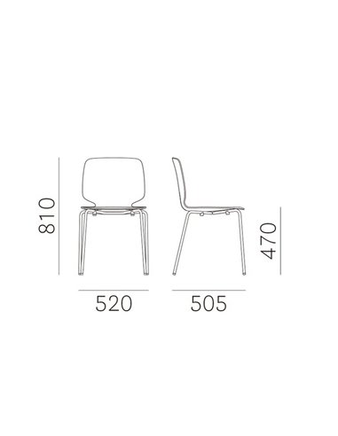 Стул PEDRALI BABILA 2731