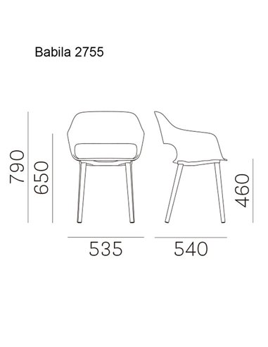 Стул PEDRALI BABILA 2755