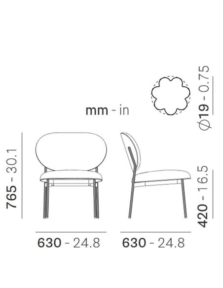 Стул PEDRALI BLUME 2951