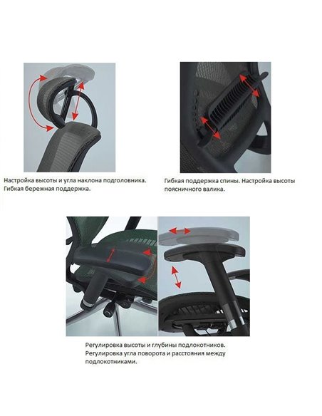 Кресло EXPERT Spark (SR-01G) для руководителя, эргономичное, цвет серый