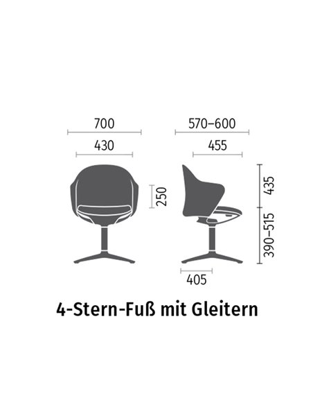 Кресло SEDUS SE:FLAIR FR-120/2214