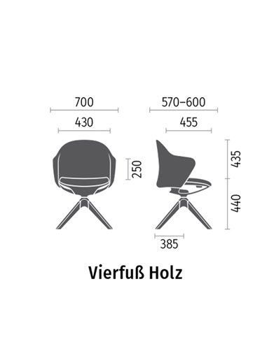 Кресло SEDUS SE:FLAIR FR-120/2314
