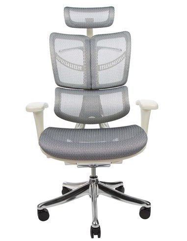 Кресло EXPERT FLY (HFYM01-G) для руководителя, ортопедическое, цвет серый