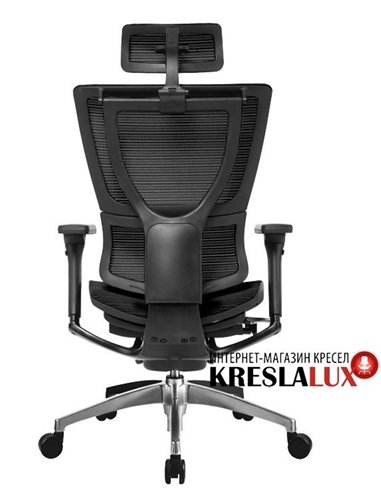 Кресло компьютерное MIRUS-IOO, эргономичное, черного цвета