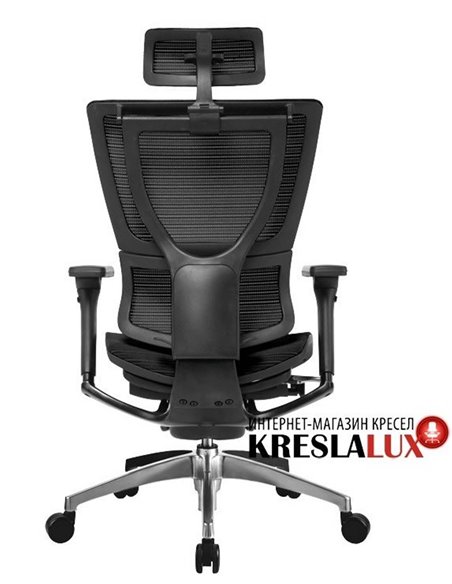 Кресло компьютерное MIRUS-IOO, эргономичное, черного цвета