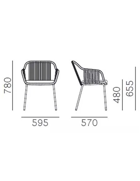 Стул PEDRALI BABILA TWIST 2795
