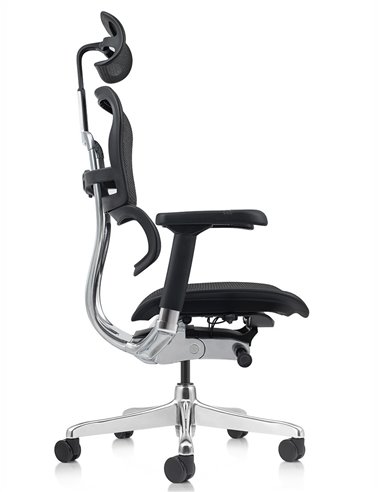 Кресло ERGOHUMAN ELITE 2 (EHE2-AB-HAM-5D-L, сетка T-168-B1 Black), эргономичное