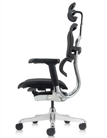 Кресло ERGOHUMAN ELITE 2 (EHE2-AB-HAM-5D-L, сетка T-168-B1 Black), эргономичное