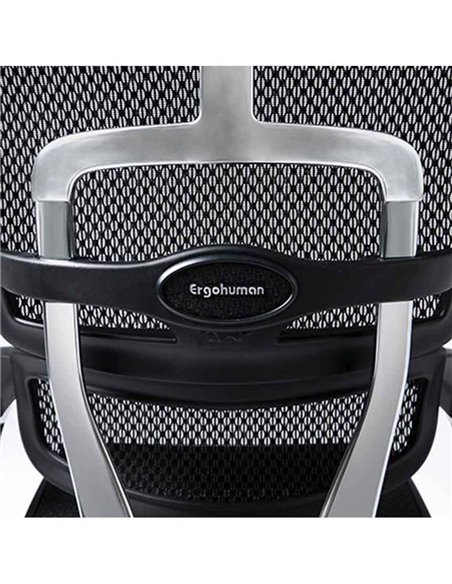 Кресло ERGOHUMAN ELITE 2 (EHE2-AB-HAM-5D-L, сетка T-168-B1 Black), эргономичное