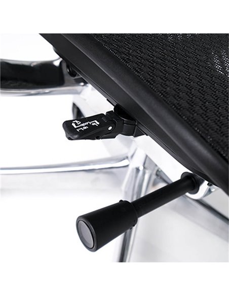 Кресло ERGOHUMAN ELITE 2 (EHE2-AB-HAM-5D-L, сетка T-168-B1 Black), эргономичное
