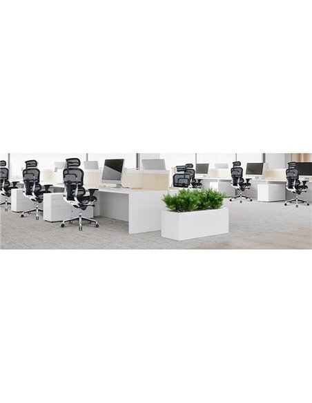 Кресло ERGOHUMAN ELITE 2 (EHE2-AB-HAM-5D-L, сетка T-168-B1 Black), эргономичное