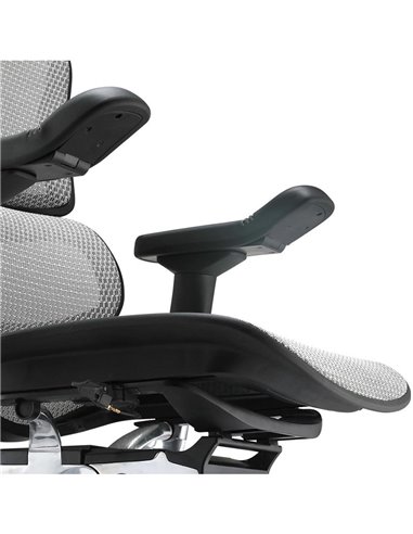 Кресло ERGOHUMAN ELITE 2 (EHE2-AB-HAM-5D-L, сетка T-168-B2 Natural), эргономичное