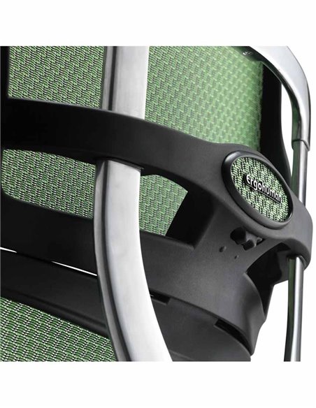 Кресло ERGOHUMAN ELITE 2 (EHE2-AB-HAM-5D-L, сетка T-168-B6 Green), эргономичное
