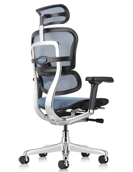Кресло ERGOHUMAN ELITE 2 (EHE2-AB-HAM-5D-L, сетка T-168-B4 Cobalt), эргономичное