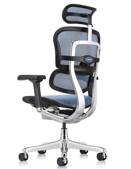 Кресло ERGOHUMAN ELITE 2 (EHE2-AB-HAM-5D-L, сетка T-168-B4 Cobalt), эргономичное