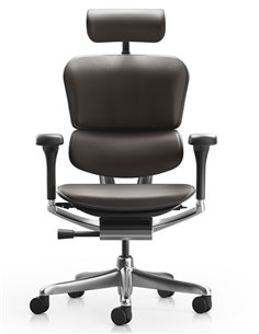Кресло ERGOHUMAN ELITE 2, BROWN LEATHER, эргономичное 2