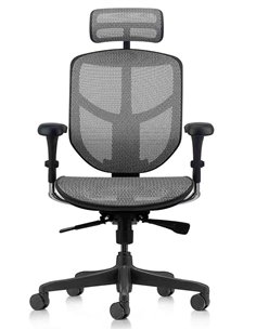 Кресло ENJOY BUDGET 2 GREY MESH эргономичное 2