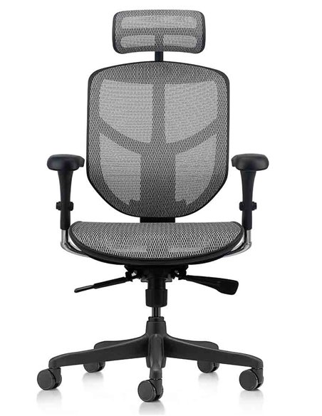 Кресло ENJOY BUDGET 2 GREY MESH эргономичное